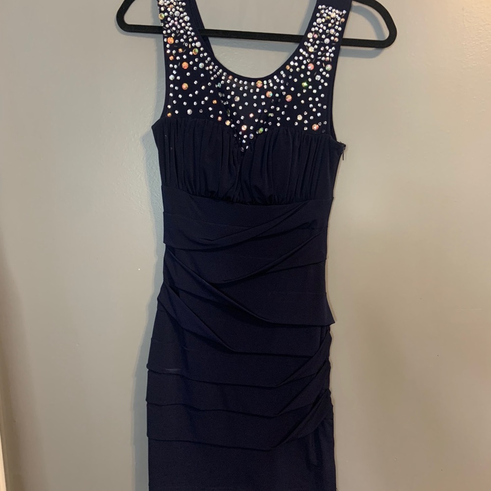 Navy Cocktail Dress